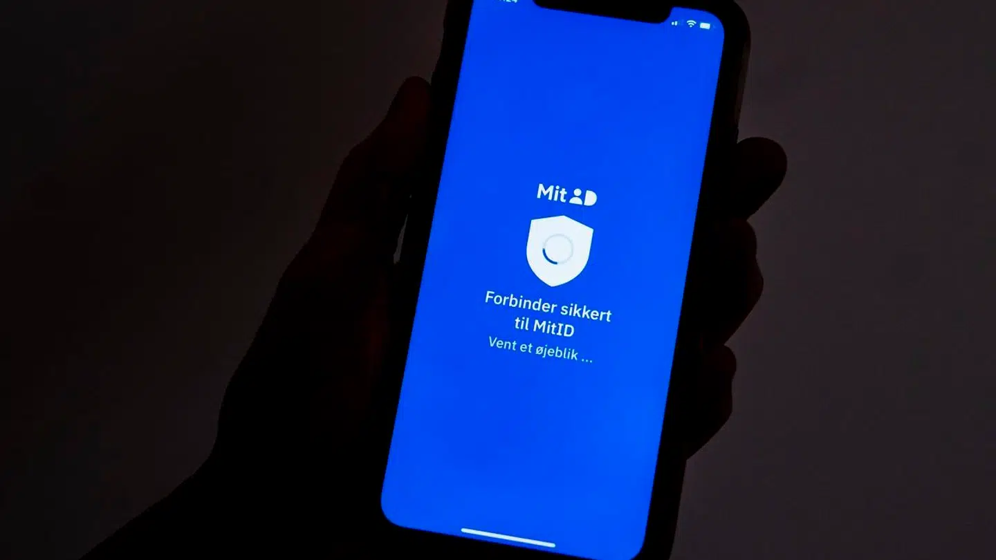 MitID logo, onsdag den 16. februar 2022.
