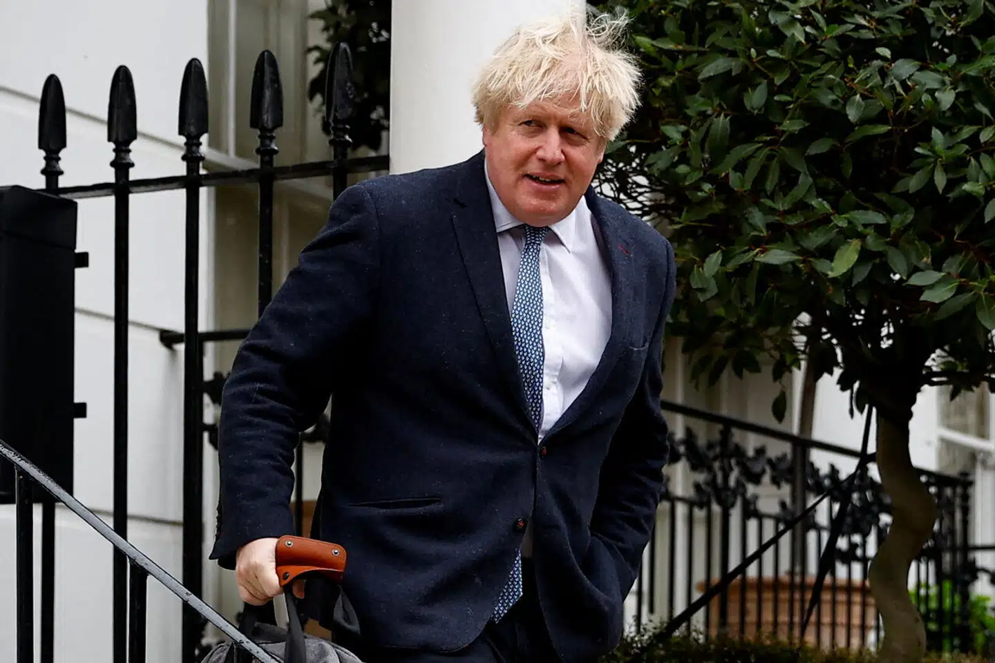 Den tidligere britiske premierminister Boris Johnson trækker sig som parlamentsmedlem med øjeblikkelig virkning. Det skriver de britiske medier BBC og Sky News (arkivfoto).
