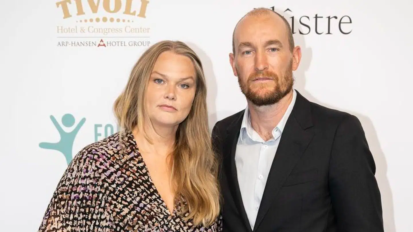 Thomas Kahlenberg med hustruen, Anne.