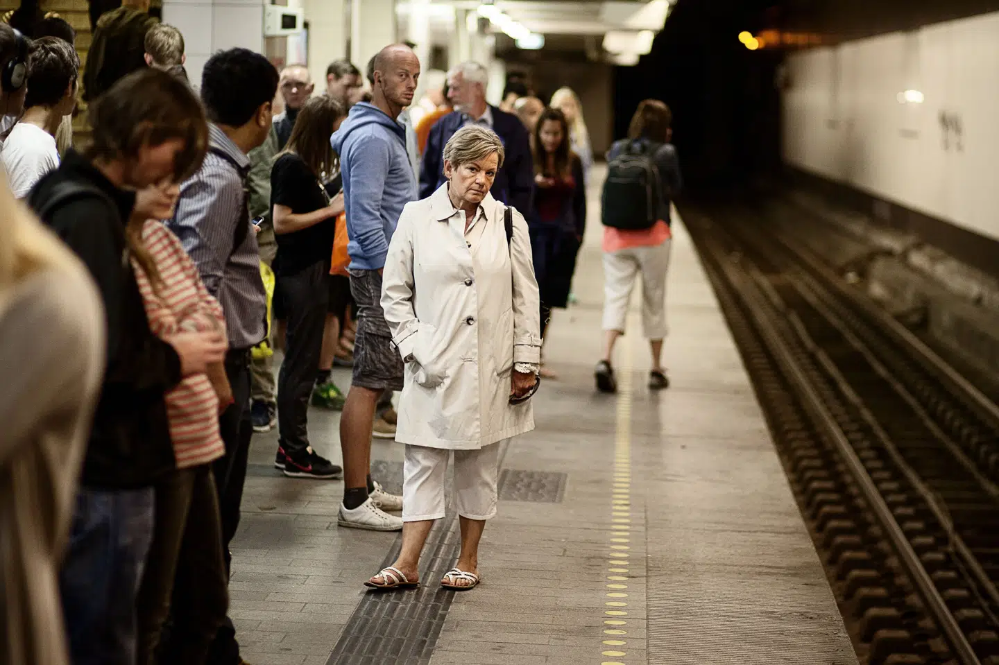Pendlere har mandag oplevet længere rejsetid på grund af arbejdsnedlæggelse. Det vil vare døgnet ud. (Arkivfoto). Kasper Palsnov/Ritzau Scanpix
