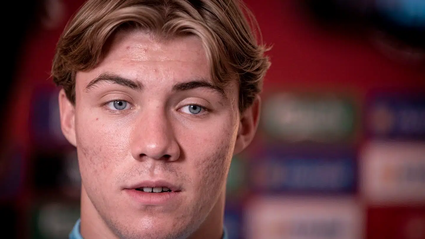 Rasmus Højlund er angivelig på listen i engelsk kæmpeklub. (Foto: Liselotte Sabroe/Ritzau Scanpix)