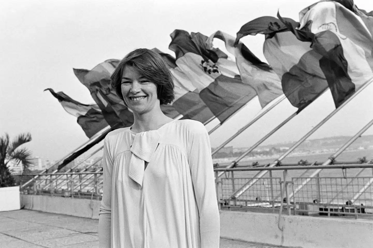 Den engelske skuespiller Glenda Jackson, der her ses i Cannes i 1976, modtog en Oscar to gange. -/Ritzau Scanpix