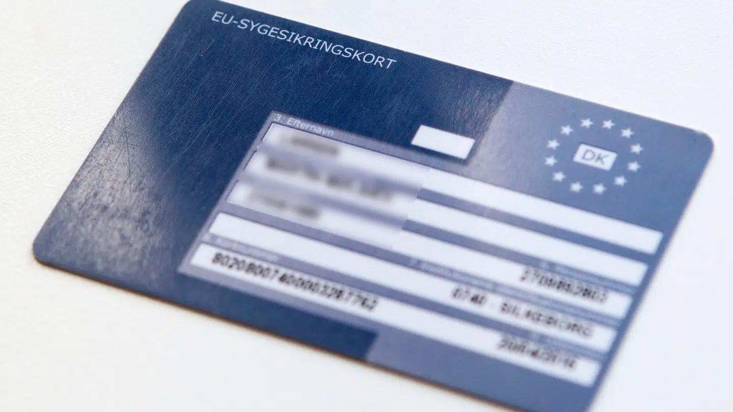 Det blå sygesikringskort blev indført i 2014.