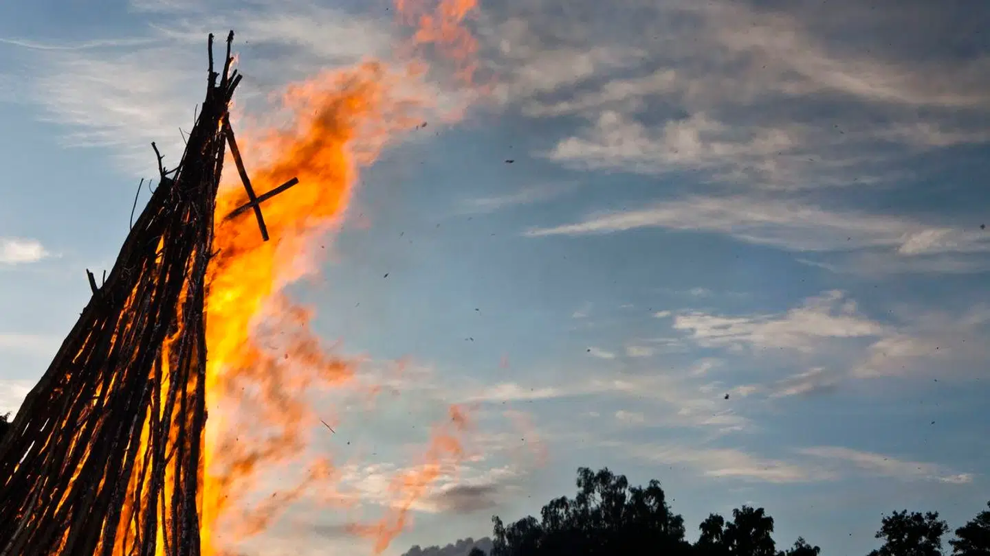 Det meste af Danmark må ikke tænde sankthansbål.