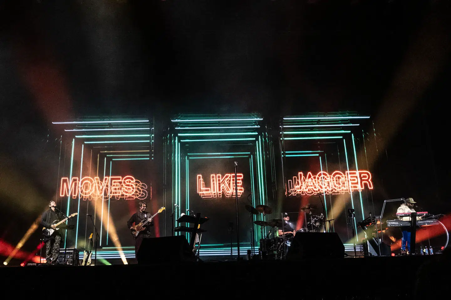 Maroon 5 lukker Rød Scene på Tinderbox fredag den 23. juni 2023. (Foto: Helle Arensbak/Ritzau Scanpix)