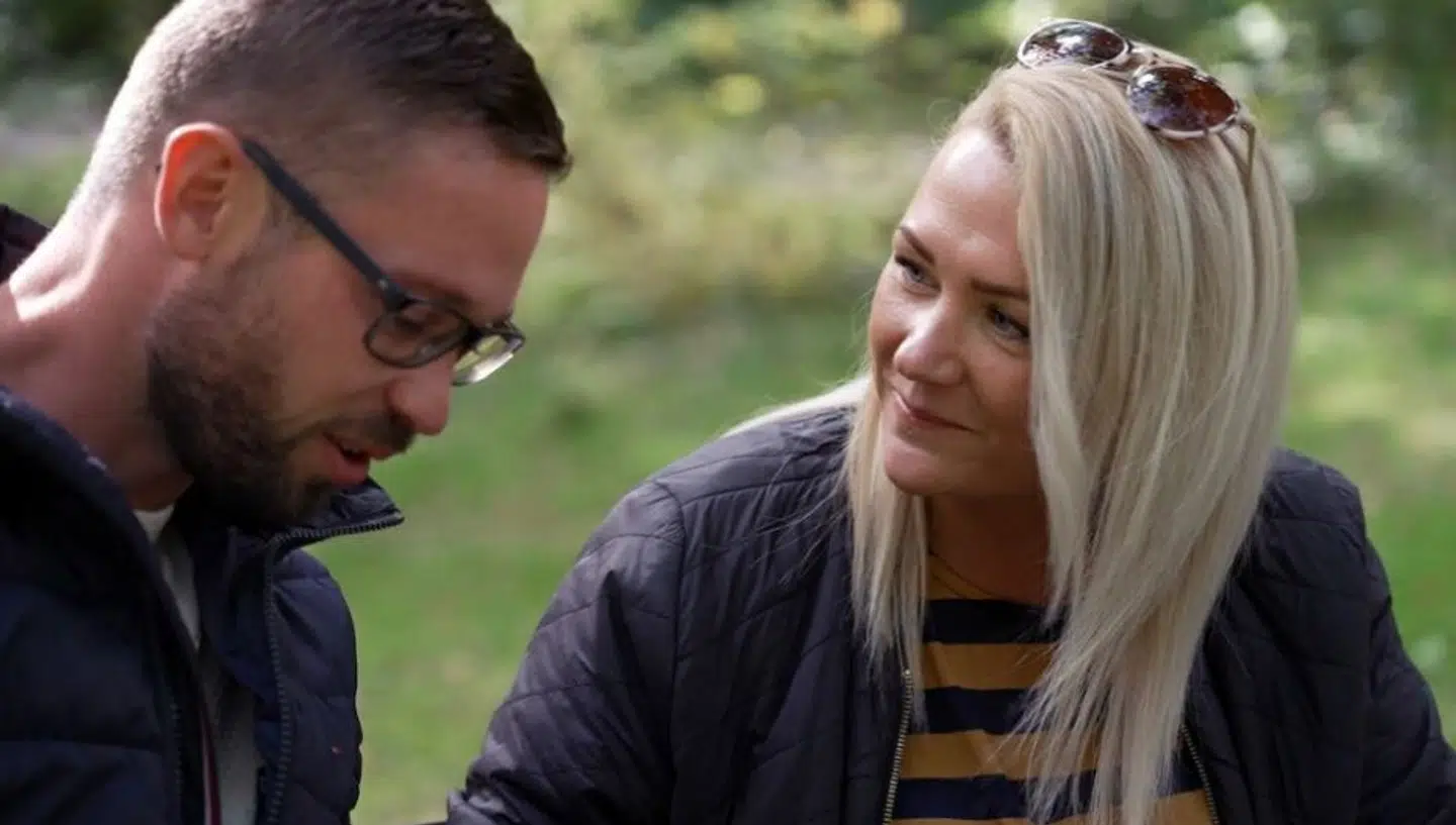 Helene Jensen i programmet 'Kærlighed hvor kragerne vender'.