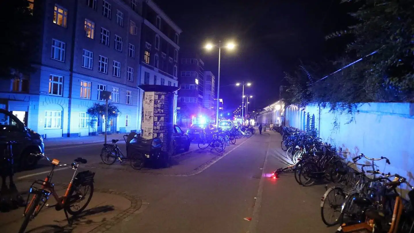 Politiet efterforsker hændelsen. (Foto: Presse-fotos.dk/Ritzau Scanpix)