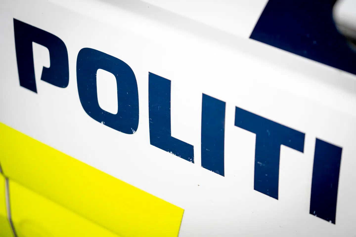 Politibil i Næstved, mandag den 17. april 2023. (Foto: Mads Claus Rasmussen/Ritzau Scanpix)