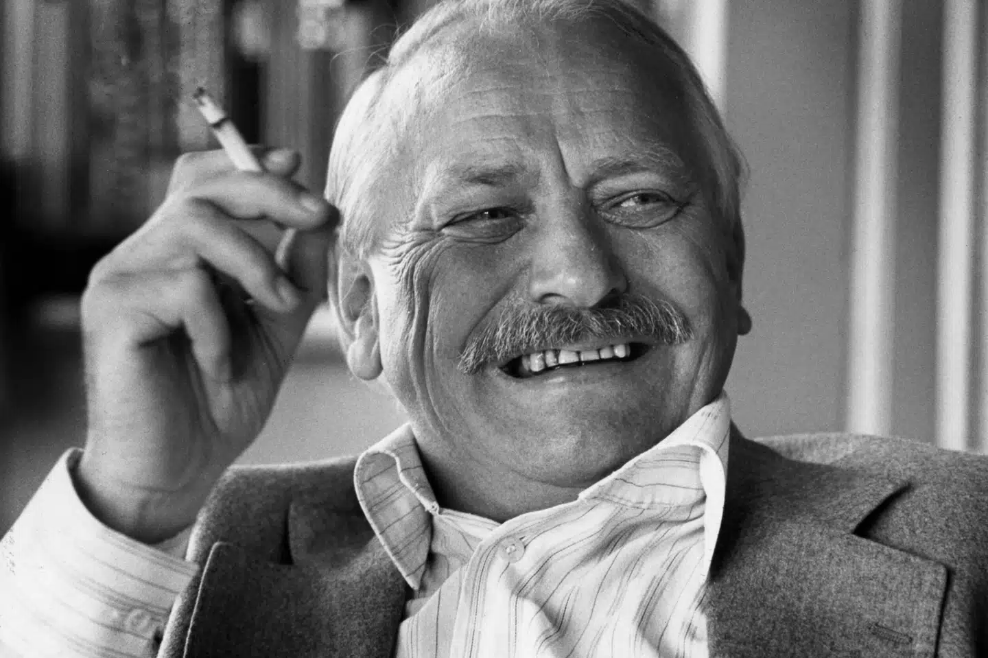 Tidligere chefredaktør, Victor Andreasen, beskyldes for krænkelser af sin steddatter. (Udateret arkivbillede cirka 1979). Vagn Hansen/Ritzau Scanpix