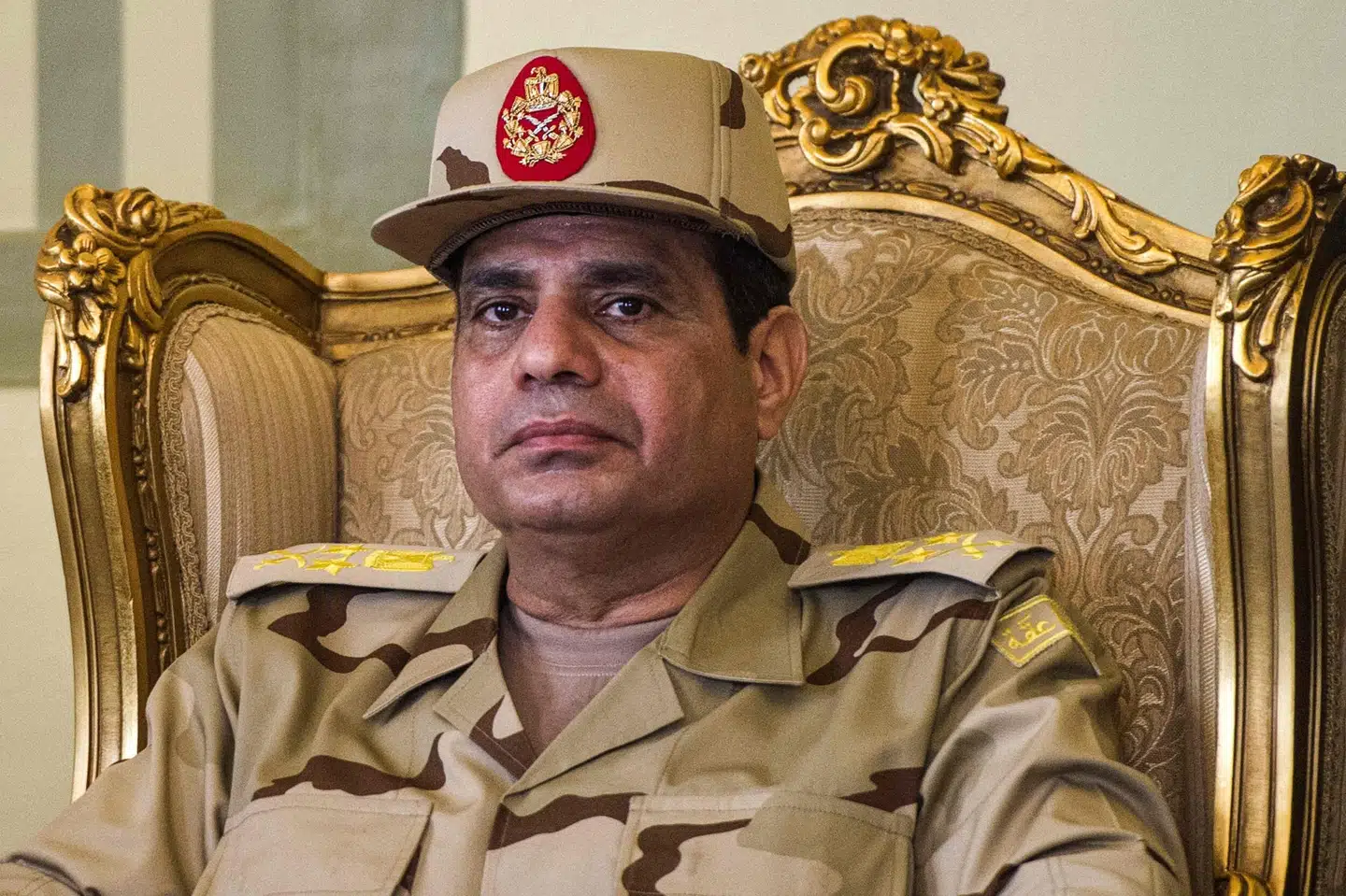 Abdel Fattah al-Sisi ses her i maj 2013 - kort tid inden militærkuppet, som bragte ham til magten i Egypten. (Arkivfoto). Khaled Desouki/Ritzau Scanpix