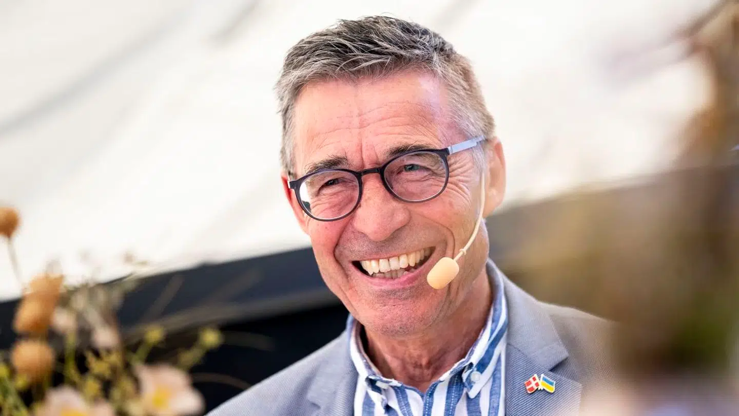 Anders Fogh Rasmussen på Folkemødet i Allinge, fredag den 16. juni 2023. (Foto: Ida Marie Odgaard/Ritzau Scanpix)