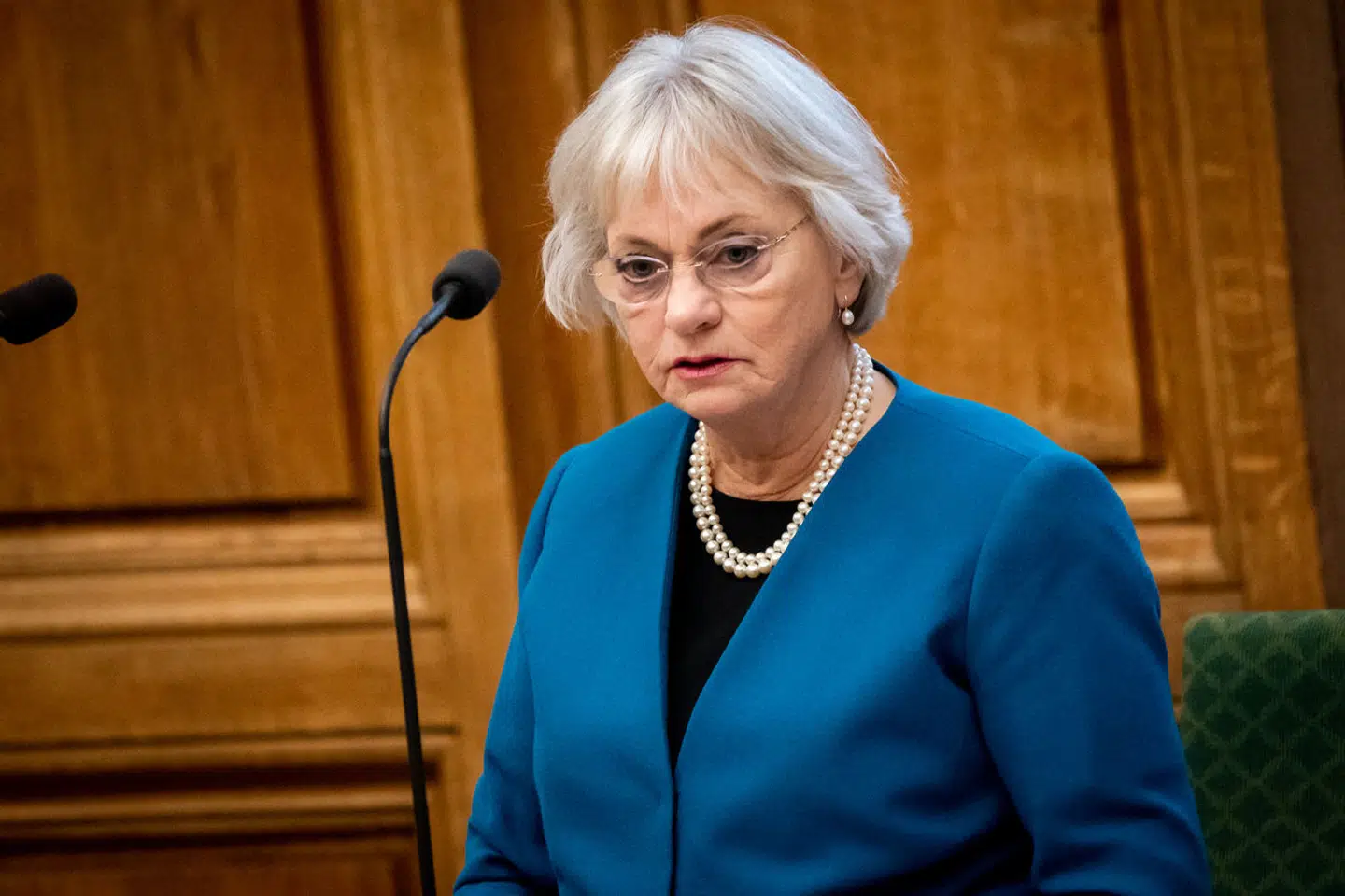 Pia Kjærsgaard fra Dansk Folkeparti vil forbyde borgerne at flage med andre flag end Dannebrog