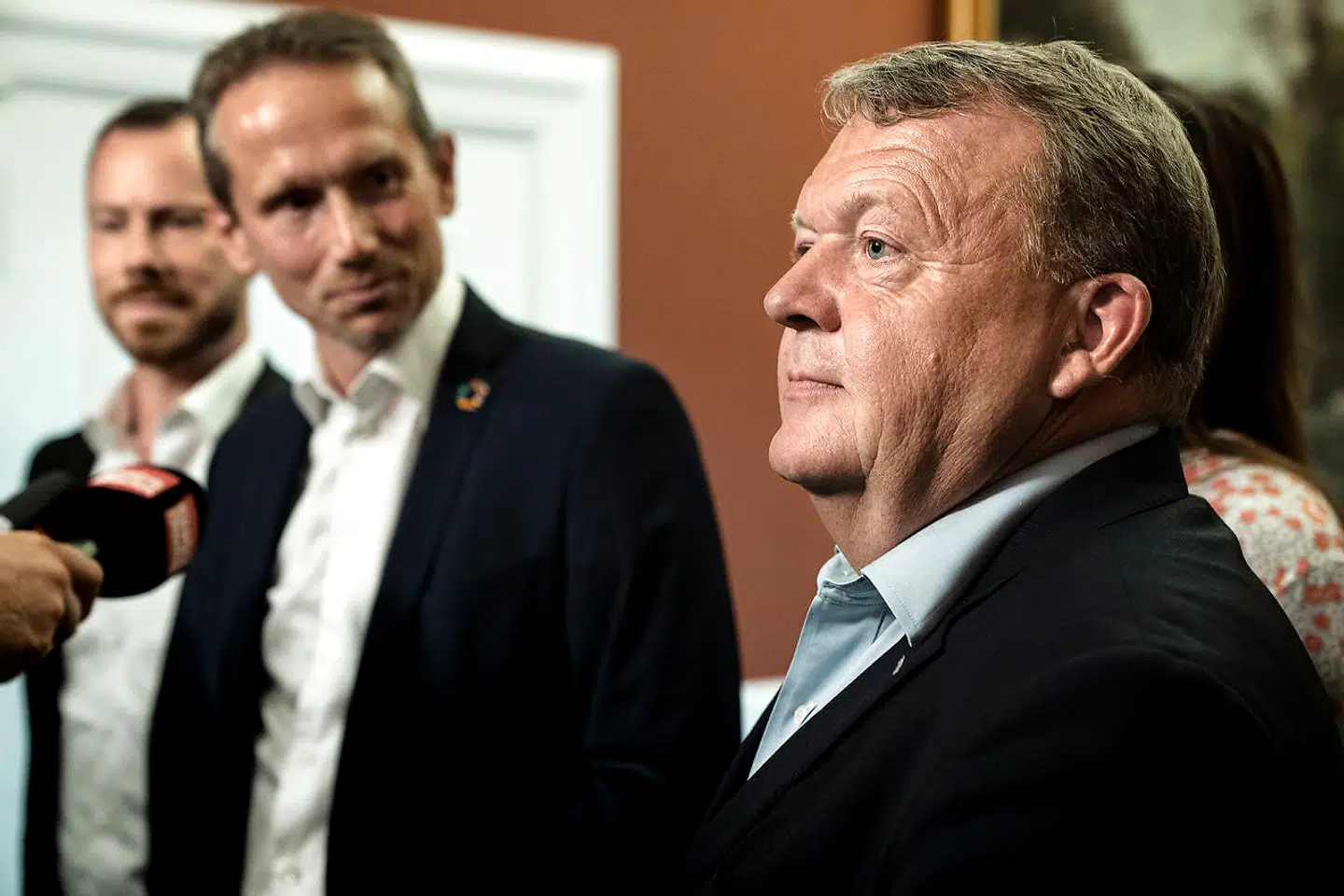 Her ses Lars Løkke Rasmussen sammen med Kristian Jensen.