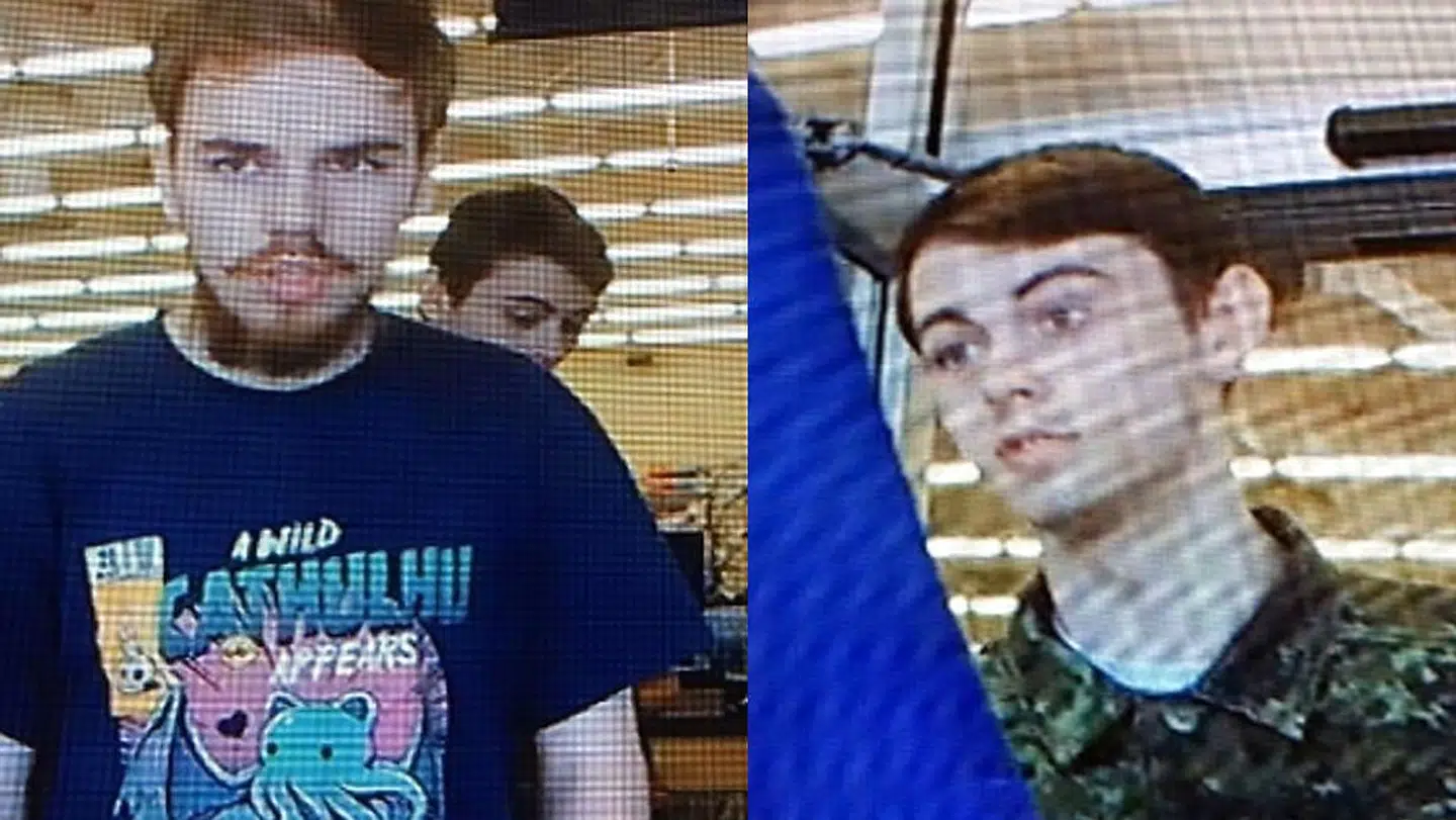 Arkiv: Her ses Kam McLeod og Bryer Schmegelsky, der er mistænkt for drabet på tre personer i Canada.