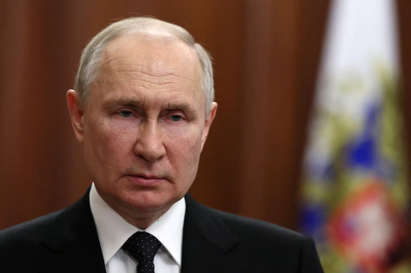 Putin siger, at han i slutningen af juni tilbød at mødes med soldater og Wagner-lederen, Jevgenij Prigozjin. Det skete fem dage efter fejlslagent mytteri. (Arkivfoto). Sputnik/Reuters