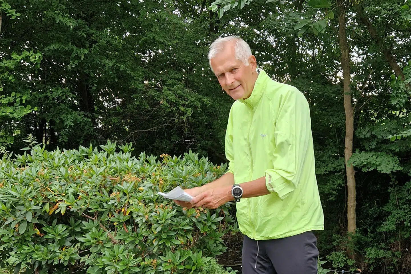 65-årige Steffen Hoelstad løber ofte motionsløb i Ravnsholt Skov i Allerød. Men sidste løbetur fik en meget dramatisk afslutning.