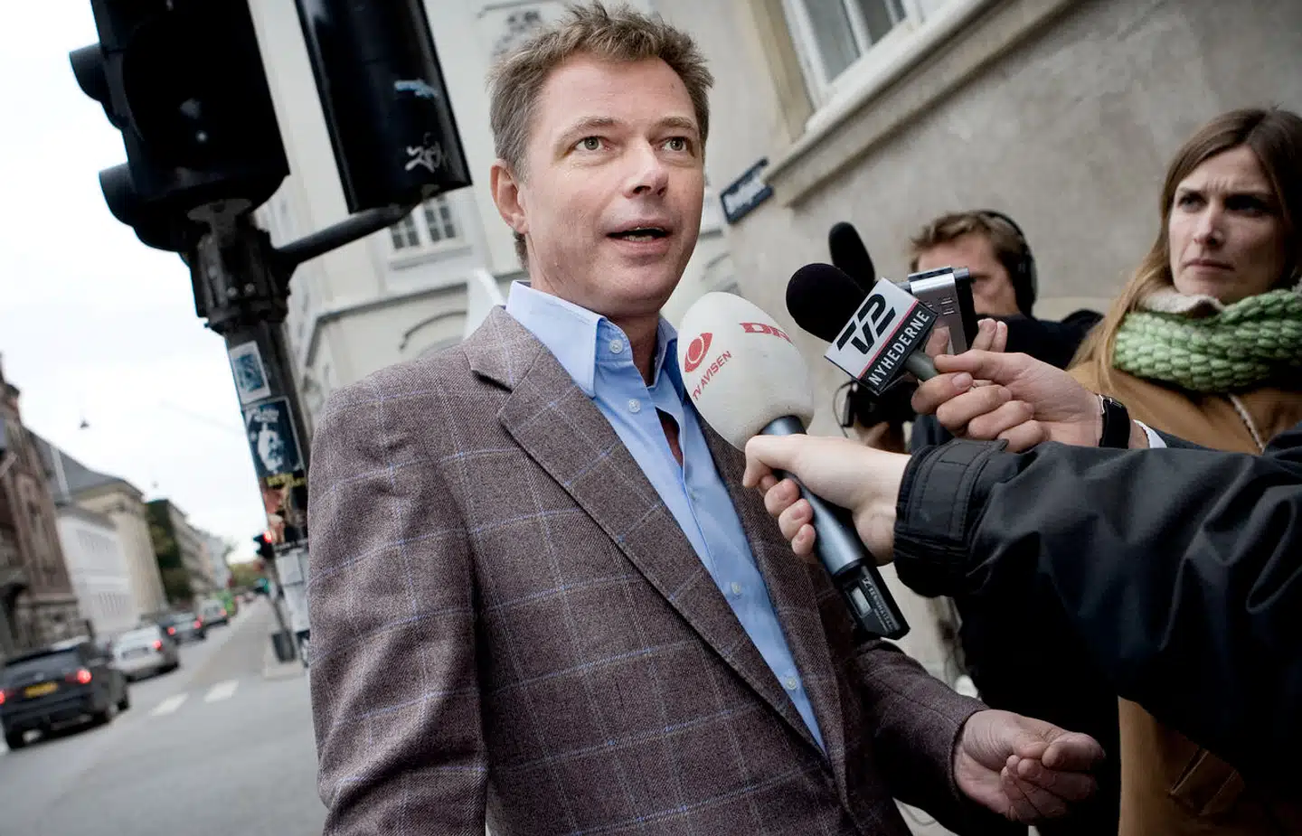 En yngre Klaus Riskær Pedersen på vej til Østre Landsret i 2007, hvor han blev fik en fængselsdom for underslæb mod CyberCity