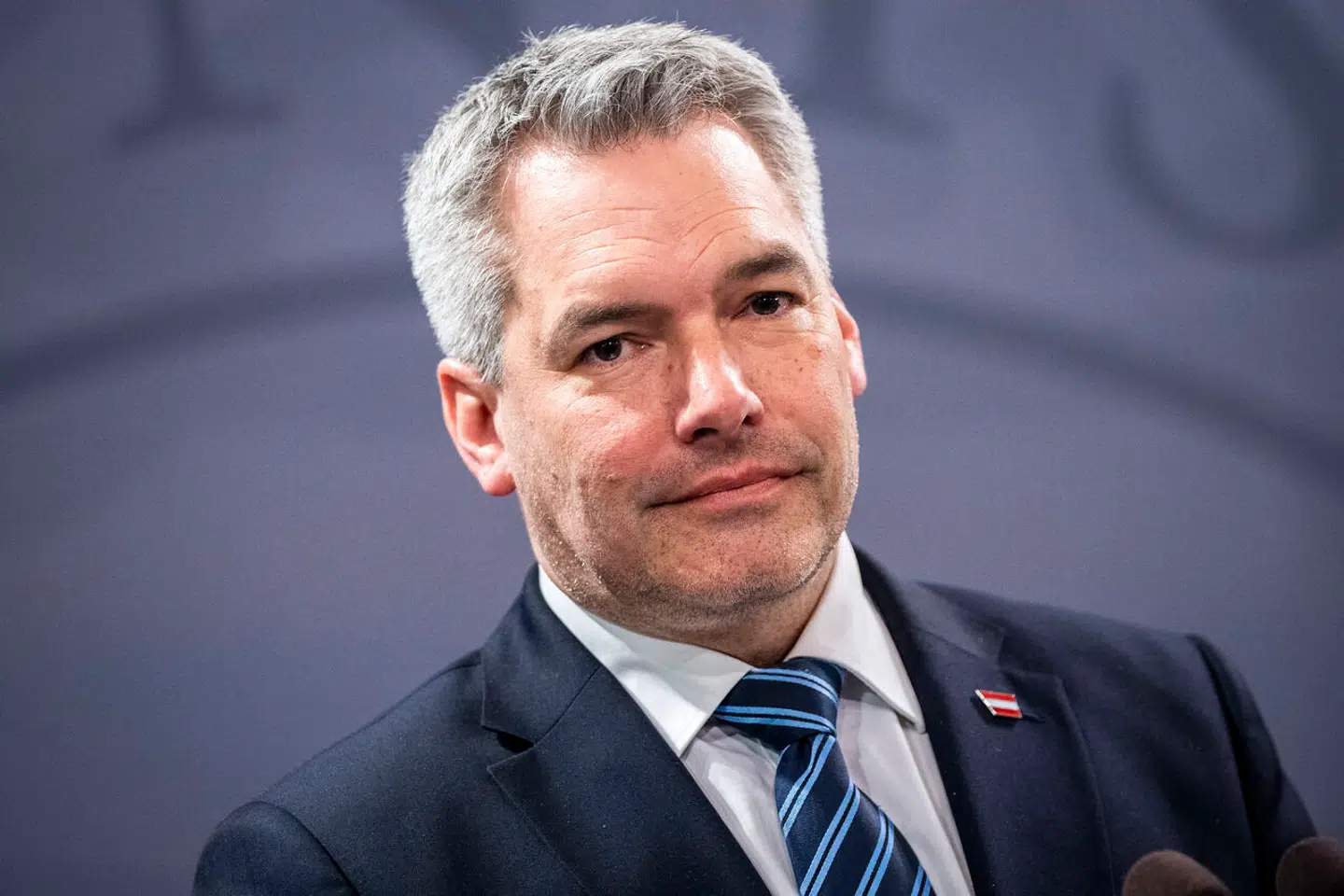 Arkivfoto: Karl Nehammer henviser til en trussel, som ifølge ham er blevet »betragteligt forværret«.