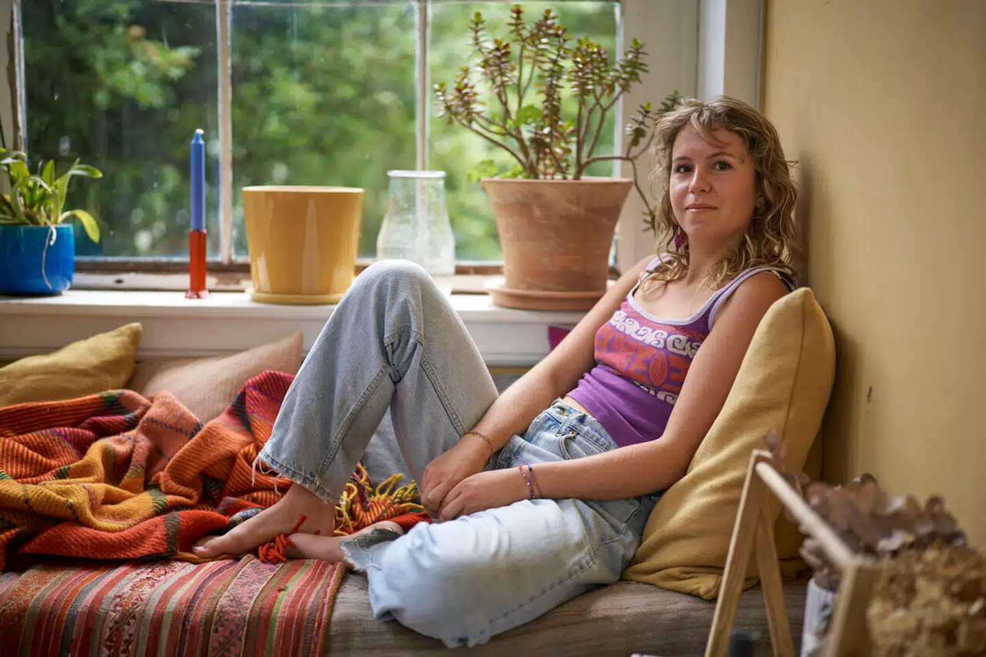 Andrea Fahmy har holdt to sabbatår efter studentereksamen, og hun er stadig i tvivl om, hvorvidt hun vil læse videre efter sommeren.