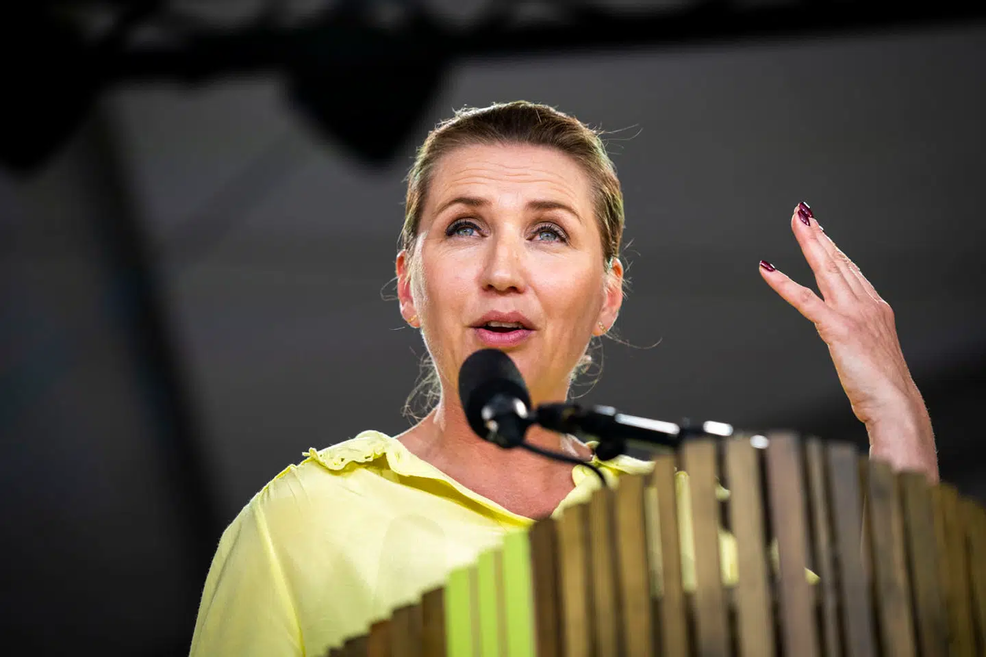 På Hovedscenen ved årets Folkemødet i Allinge holdt statsminister Mette Frederiksen (S) en tale, hvor hun åbnede for debatten om aktiv dødshjælp.