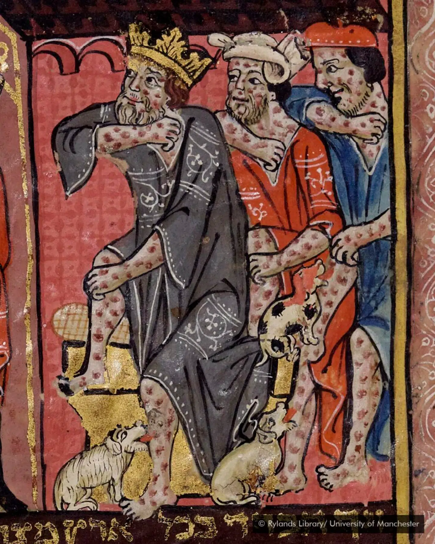 En illustration fra 1400-tallet skildrer pest som en straf fra Gud. I de religiøse århundreder regnede mennesker med, at Gud bestemte alt. Kan moderne sekulære mennesker overhovedet sætte sig ind i den tids tidsånd? Foto: Scanpix.