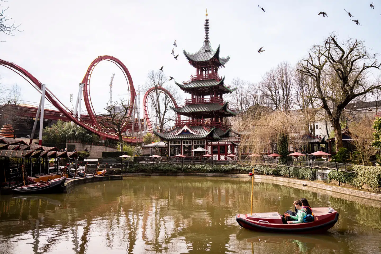 Tivoli åbnede for en ny sæson, København, fredag den 31. marts 2023. Tivoli kan i år fejre 180 års fødselsdag.