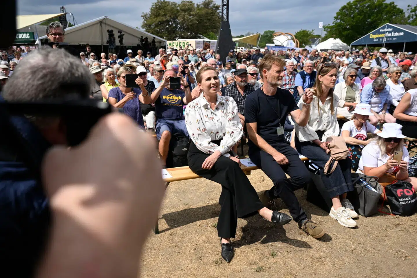 Socialdemokratiets formand Mette Frederiksen på Folkemødet i Allinge, torsdag den 15. juni 2023