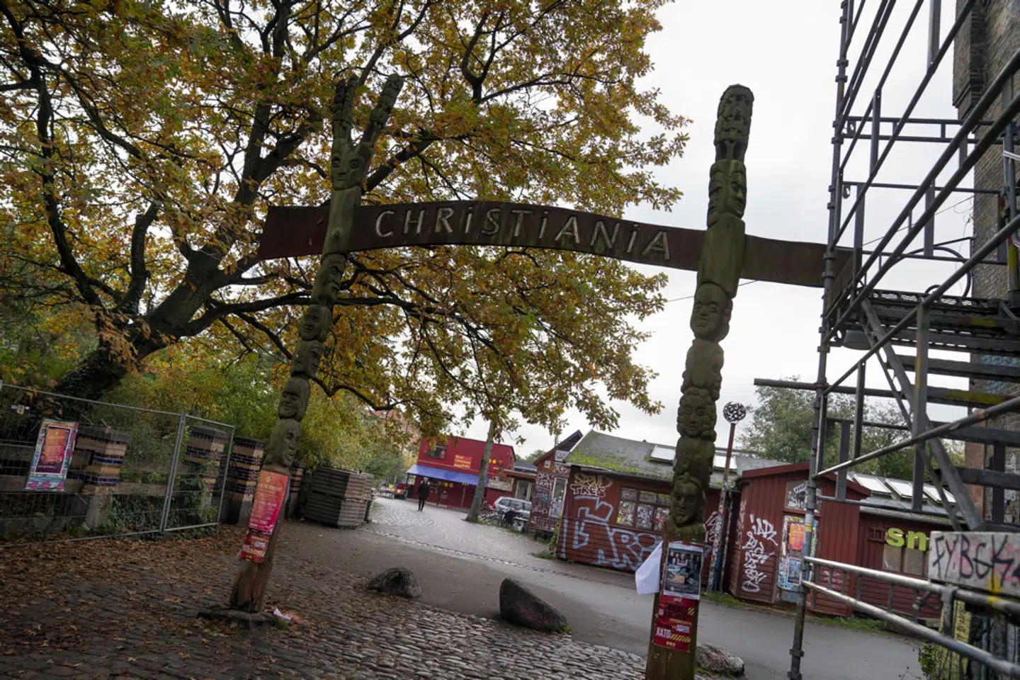 En ung mand kom alvorligt til skade, da han blev udsat for grov vold i Pusher Street på Christiania i april. (Arkivfoto). - Foto: Liselotte Sabroe/Ritzau Scanpix