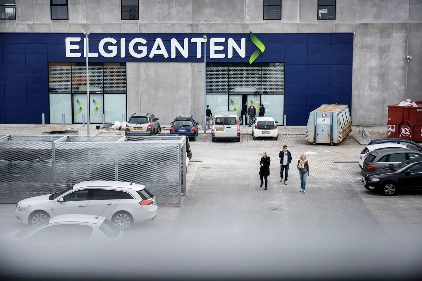 Søndag er der opstået brand i Elgiganten i Vejle. Borgere opfordres til at holde sig væk og lukke vinduer. Billedet er fra Elgiganten i Herlev (arkivfoto).