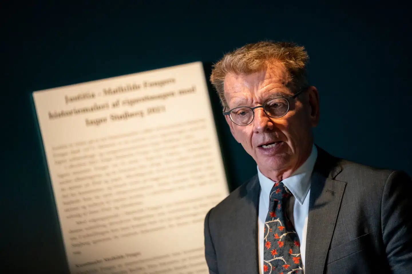 Forhørsledelsen, der skulle behandle tjenestemandssagen mod rigspolitichef Thorkild Fogde, blev anført af tidligere højesteretspræsident Thomas Rørdam. Arkivfoto: Ida Marie Odgaard/Ritzau Scanpix