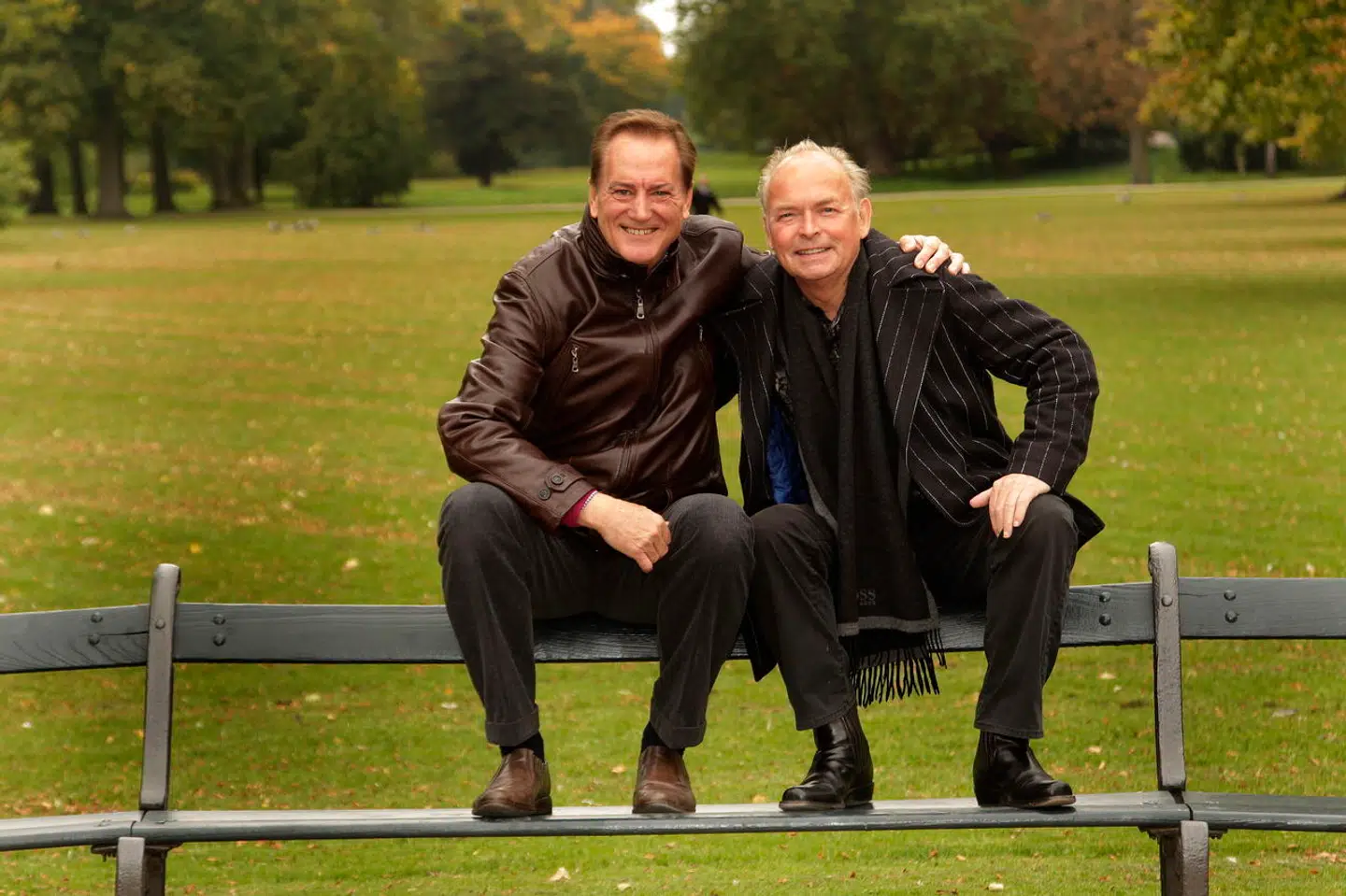 Keld Heick og Peter Belli fotograferet sammen i 2010.