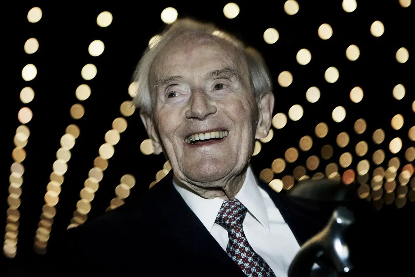 »Det må have været omkring 1970, at nogle studenteroprørere skrev graffiti på hovedbygningen af Aarhus Universitet, så det kunne ses fra Ringgaden. Der stod 'A.P. Møller som censor,'« mindes Hans Hauge i denne kommentar, efter at Den A.P. Møllerske Støttefond har doneret 60 millioner kroner til et forskningsprojekt. Her ses Mærsk Mc-Kinney Møller i 2010. Arkivfoto: Christian Als.