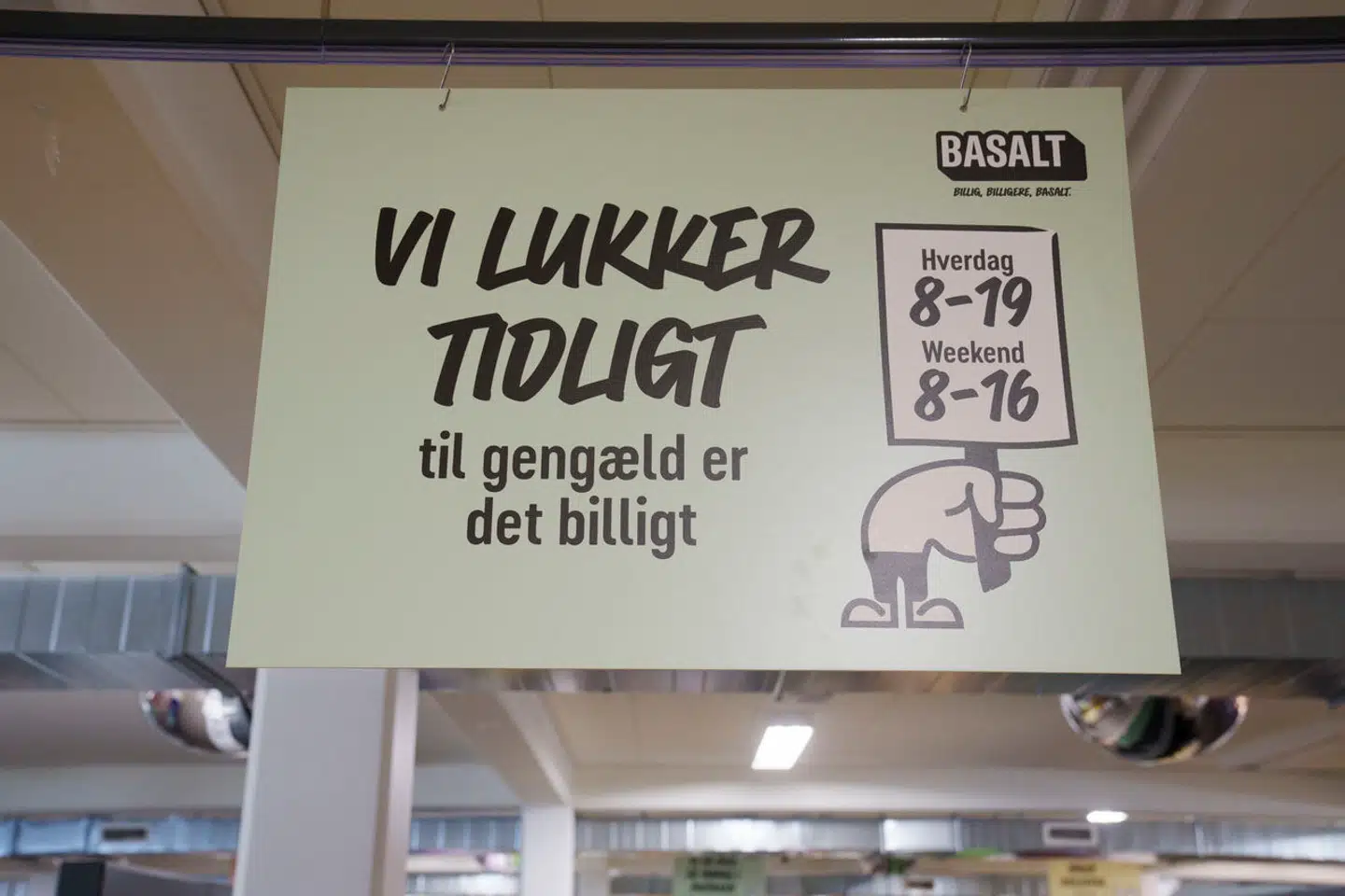 Lavprissupermarkedet Basalt åbnede i Aarhus onsdag den 12. oktober 2022. Syv måneder senere er det slut.