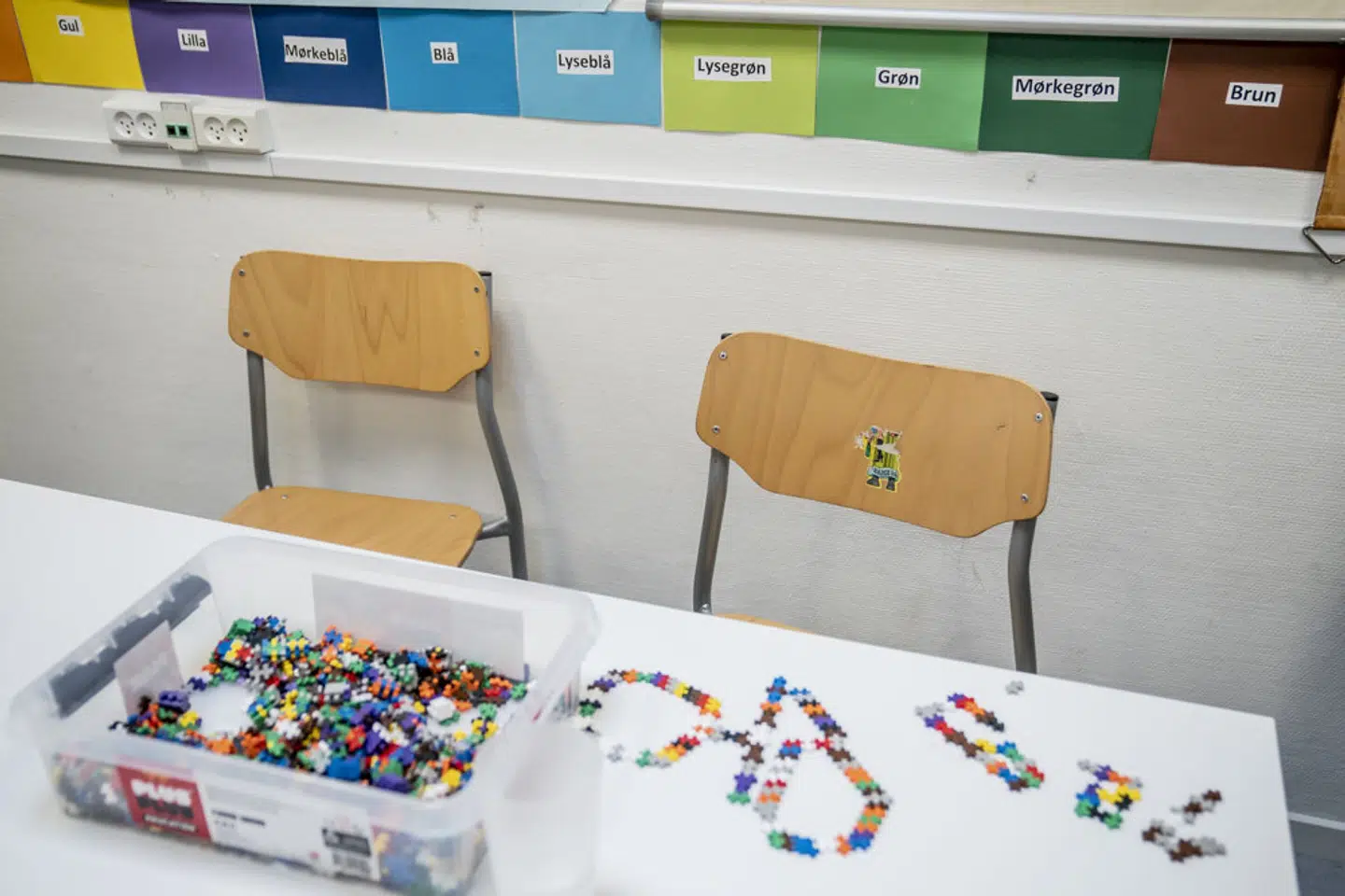 Resultaterne fra den nyeste landsdækkende måling af trivsel blandt folkeskolens elever viser ifølge Børne- og Undervisningsministeriet, at der er sket et fald i andelen af elever med høj trivsel. Andelen af elever med høj trivsel er faldet til 87,4 procent fra 89,8 procent forrige år. Faldet følger en i forvejen nedadgående udvikling. (Arkivfoto). - Foto: Mads Claus Rasmussen/Ritzau Scanpix