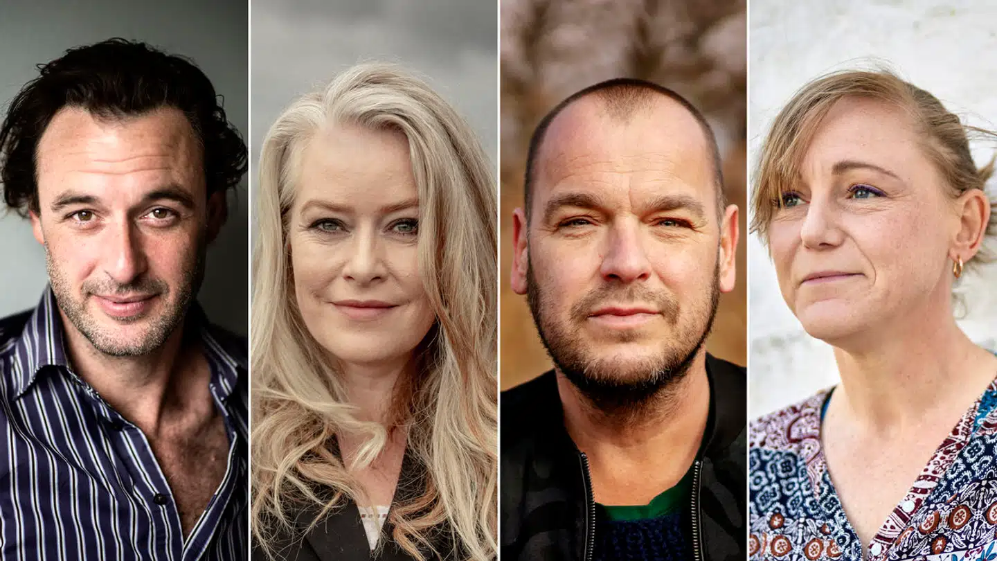 Hvad gør internettet og teknologien egentlig ved vores kærlighedsliv? Det har Berlingske undersøgt i en serie af artikler og kommentarer, af hvilke nogle har været store læsersucceser. Afbilledet: Jakob Olrik, Anne Sofie Allarp, Chief 1 og Heidi Ritterbusch.