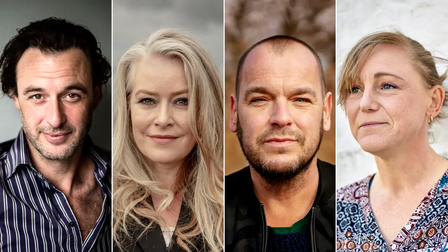 Hvad gør internettet og teknologien egentlig ved vores kærlighedsliv? Det har Berlingske undersøgt i en serie af artikler og kommentarer, af hvilke nogle har været store læsersucceser. Afbilledet: Jakob Olrik, Anne Sofie Allarp, Chief 1 og Heidi Ritterbusch.