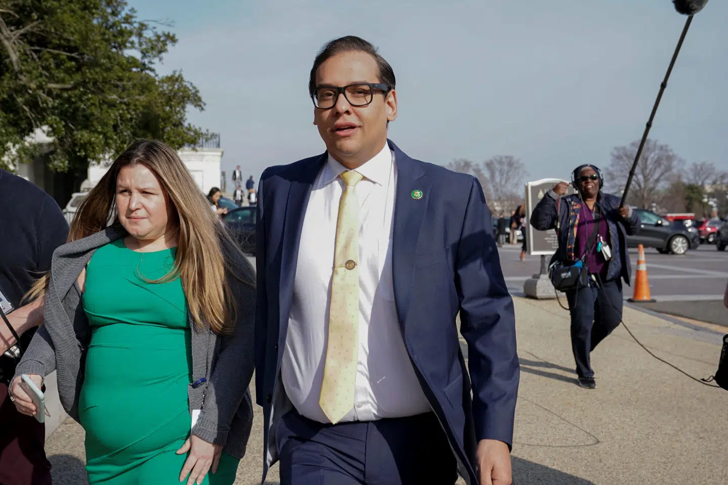 George Santos har blandt andet indrømmet at have løjet om sin religion og uddannelse. Elizabeth Frantz/Reuters