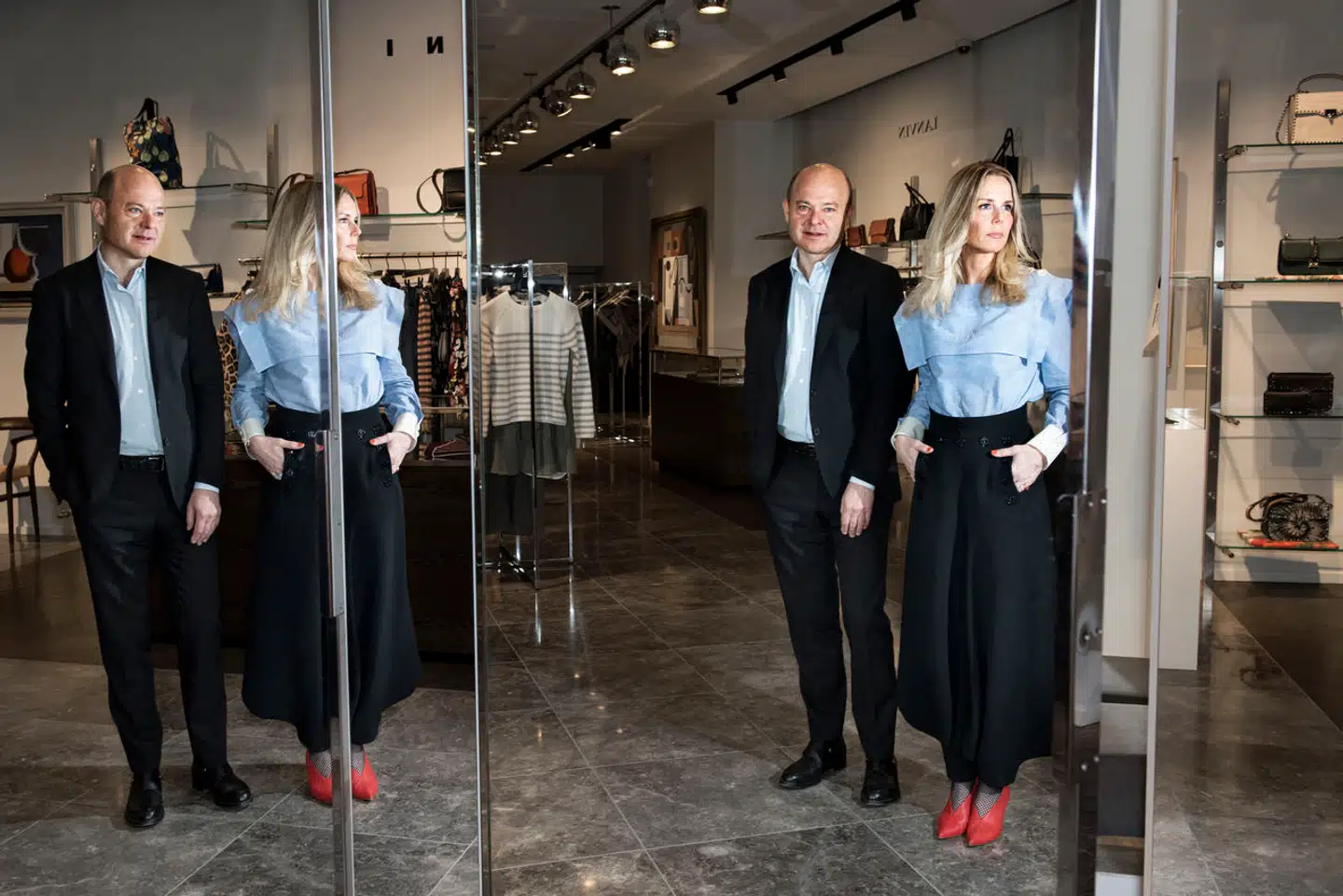 Jens Birger Christensen er fjerde generation i spidsen for Birger Christensen, der netop har leveret rekordresultat. Denise Christensen er administrerende direktør i modehuset.