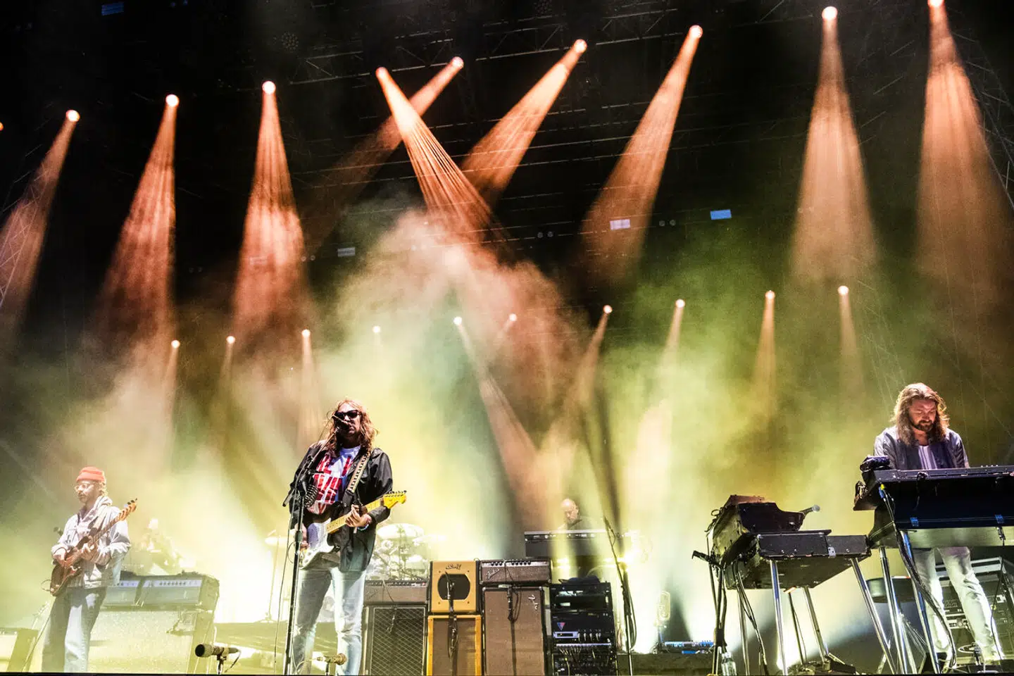 American indie rock band from Philadelphia, Pennsylvania: The War On Drugs plays at Under Kronen at Syd For Solen (South of the Sun) music festival in Copenhagen on Saturday 10 June 2023.. (Photo: Helle Arensbak/Ritzau Scanpix)