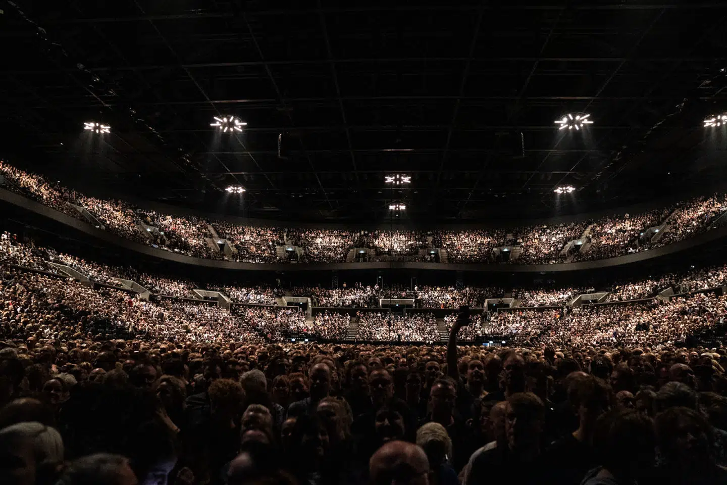 Britiske The Cure med Robert Smith i spidsen giver koncert i Royal Arena i Ørestad i København fredag den 14. oktober 2022.. (Foto: Ida Marie Odgaard/Ritzau Scanpix)