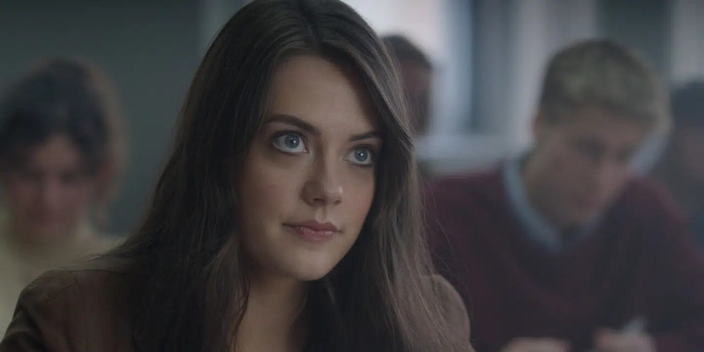 Meg Bellamy i rollen som Kate Middleton.