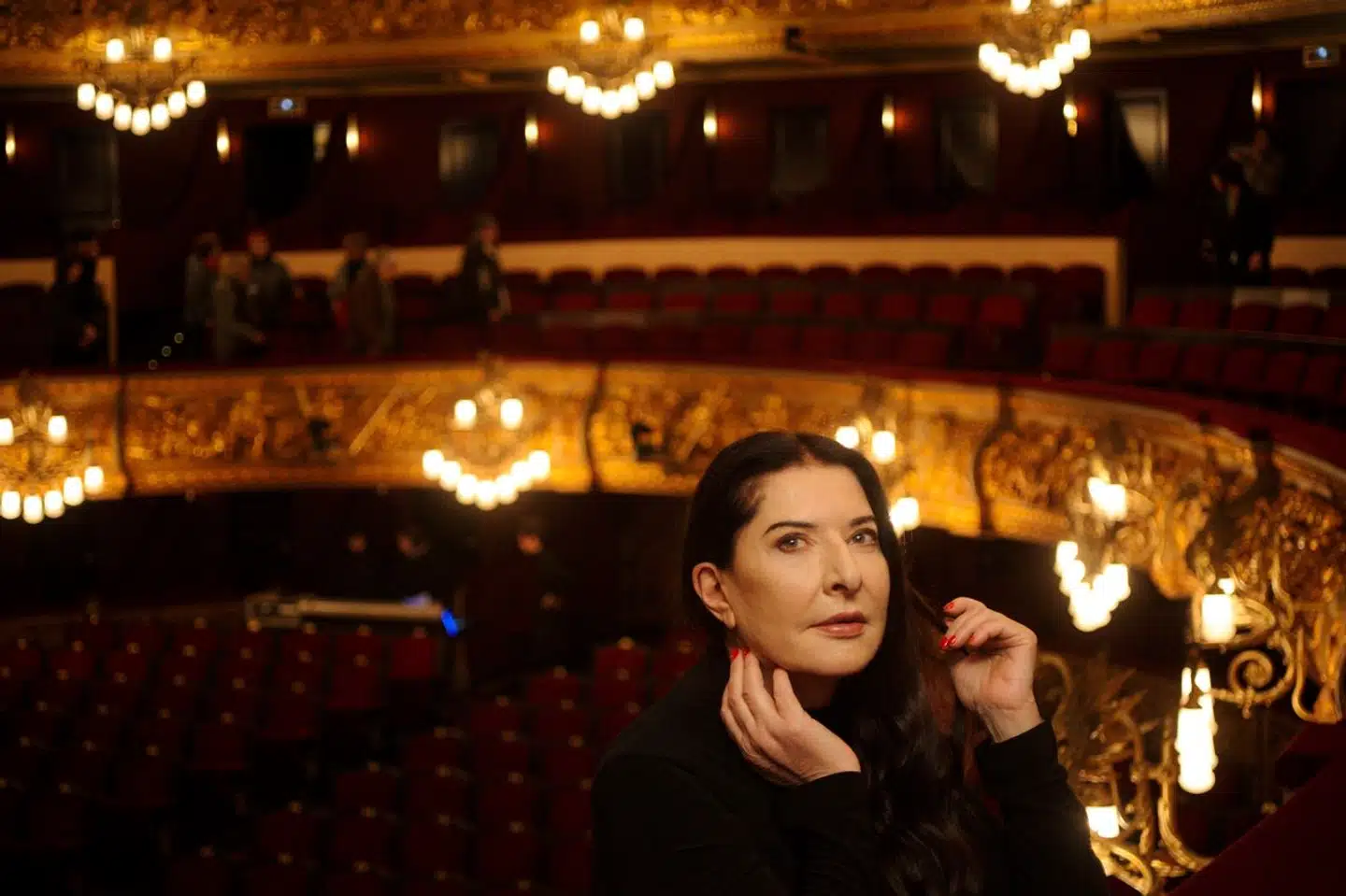 Marina Abramovic fotograferet i marts i år i forbindelse med præsentationen af performancen »7 deaths of Maria Callas« på Gran Teatre del Liceu i Barcelona.