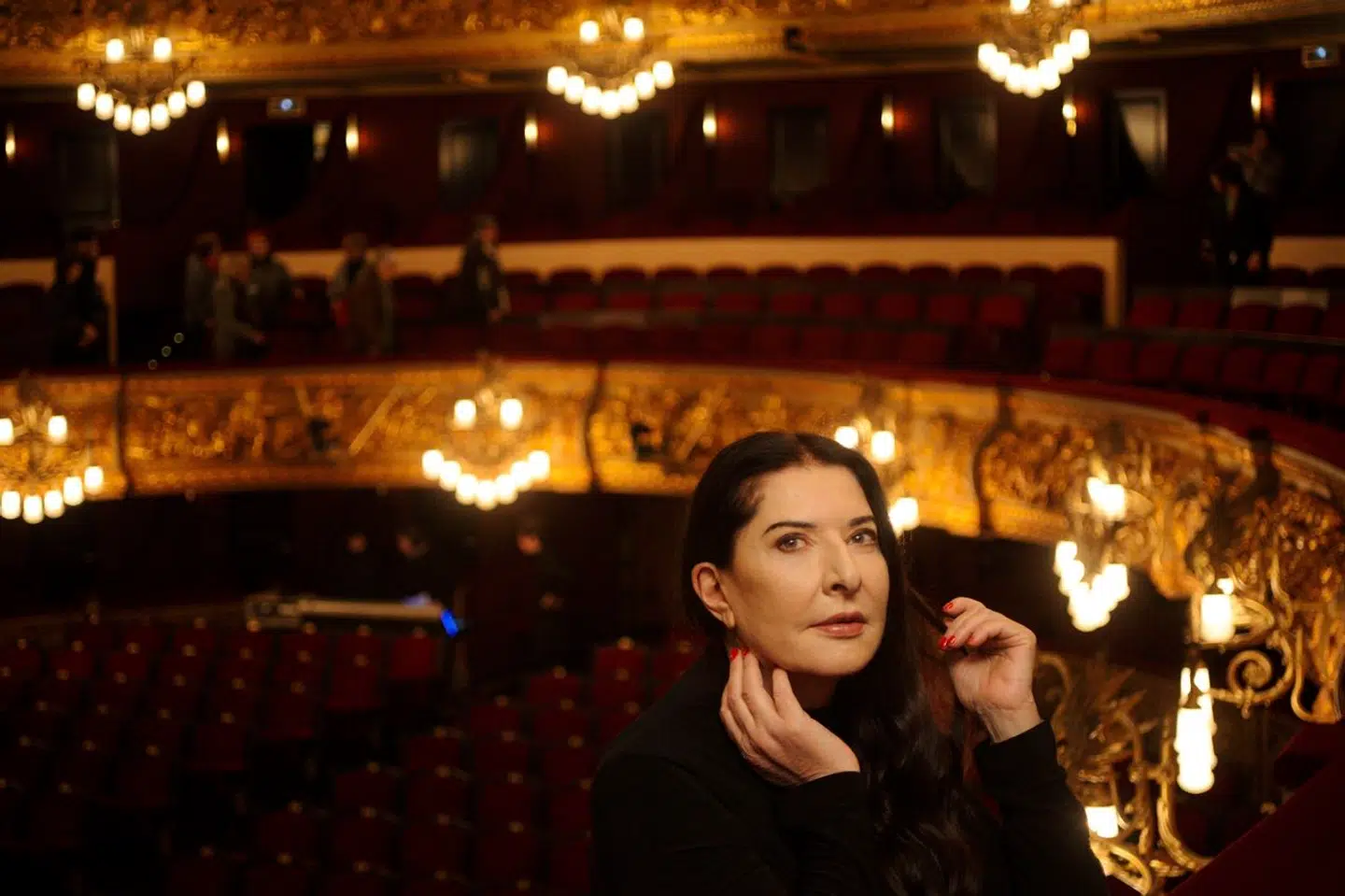 Marina Abramovic fotograferet i marts i år i forbindelse med præsentationen af performancen »7 deaths of Maria Callas« på Gran Teatre del Liceu i Barcelona.