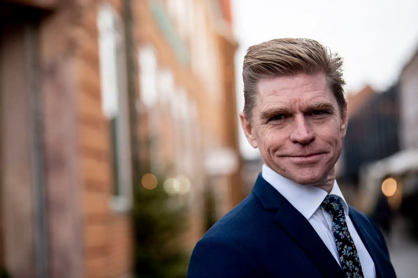 Den administrerende direktør i Ringkøbing Landbobank, John Fisker, havde meget lave forventninger til 2023. Men de er blevet gjort til skamme. Arkivfoto: Johan Gadegaard/Ritzau Scanpix