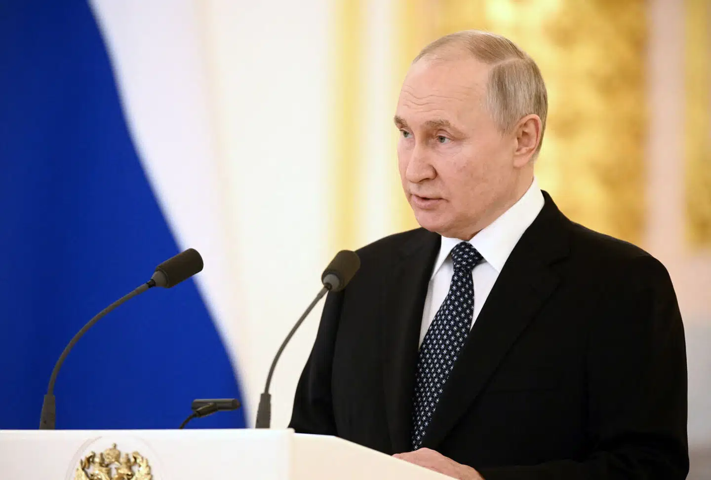 »Vi håber, hr. ambassadør, at danskerne vil støtte vores forslag om at etablere en uafhængig international kommission, der skal undersøge alle hændelsens omstændigheder,« lyder det onsdag fra Putin (arkivfoto).