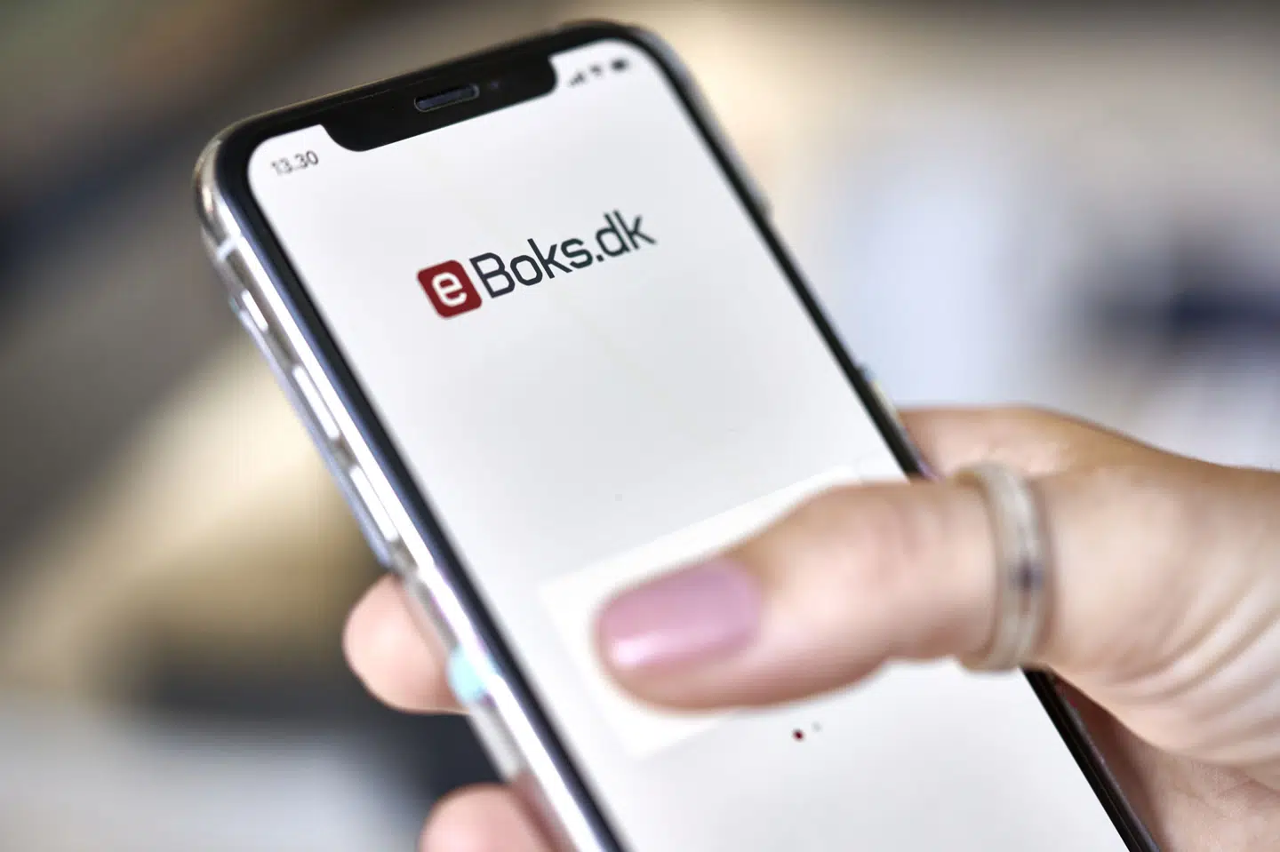 E-Boks bruges af borgere til at modtage digital post fra blandt andet det offentlige. (Arkivfoto). Signe Goldmann/Ritzau Scanpix