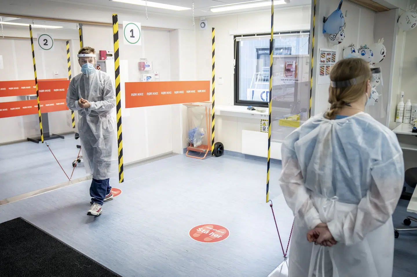 De sidste offentlige testcentre lukkede fredag. Nu nedklassificeres corona til at være defineret som en smitsom sygdom. (Arkivfoto). Mads Claus Rasmussen/Ritzau Scanpix