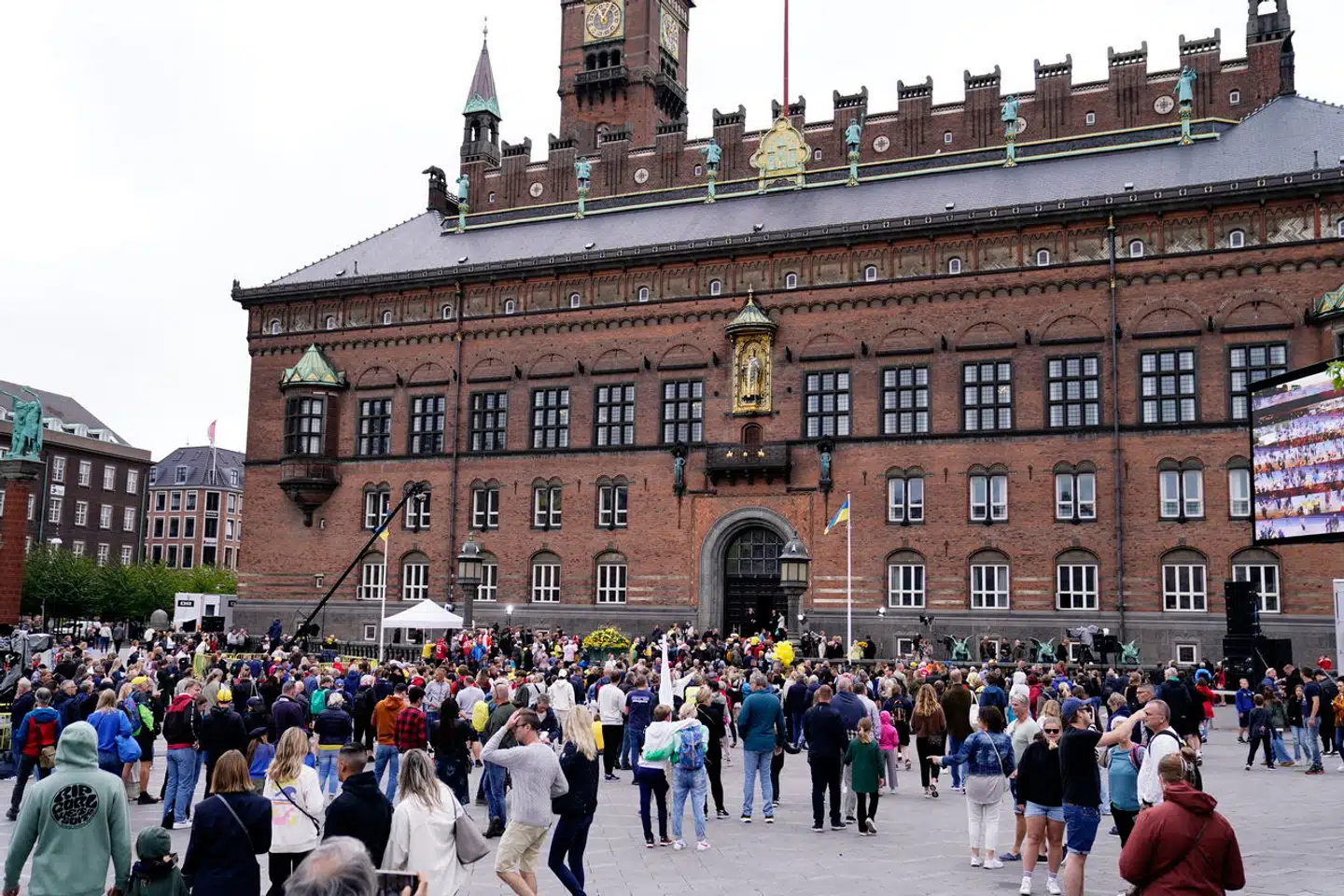 Kan du svare på dagens quiz om Københavns Rådhus? (Arkivfoto)