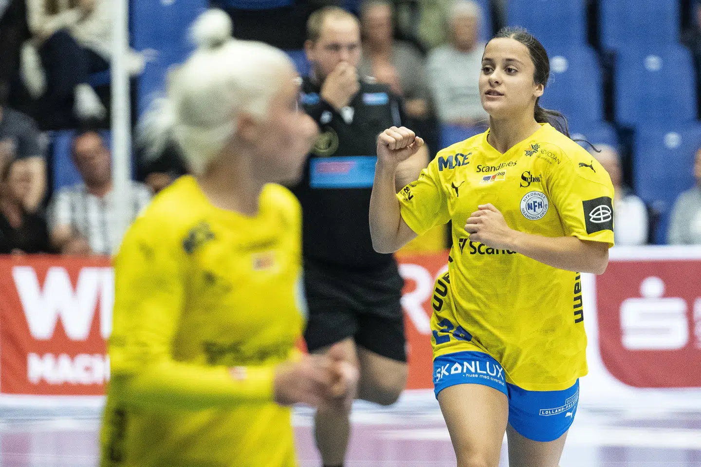 Elma Halilcevic endte som NFH's topscorer med ni mål. (Arkivfoto). John Randeris/Ritzau Scanpix