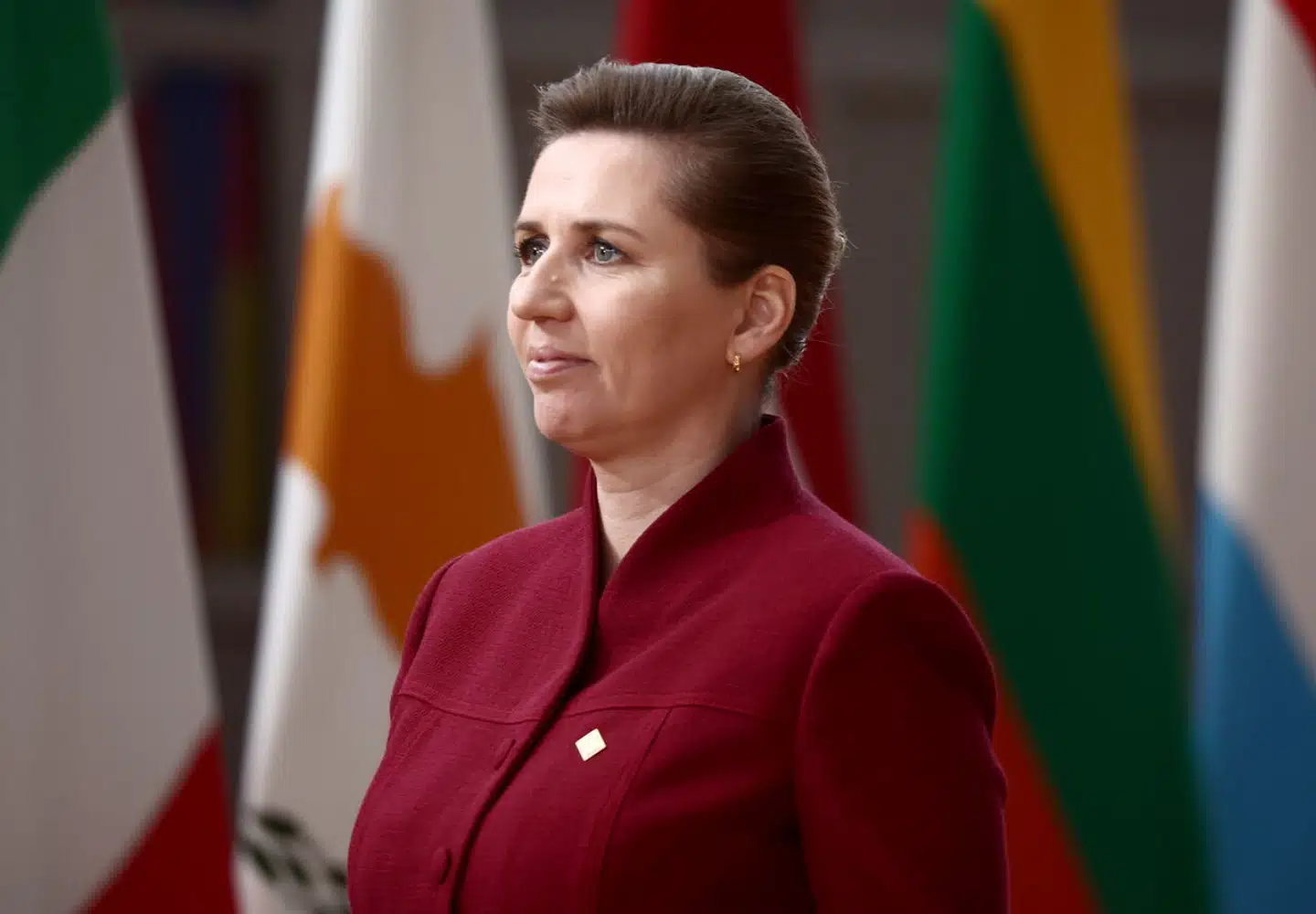 Statsminister Mette Frederiksen (S) møder fredag eftermiddag pressen i Bruxelles efter afslutningen af et EU-topmøde.